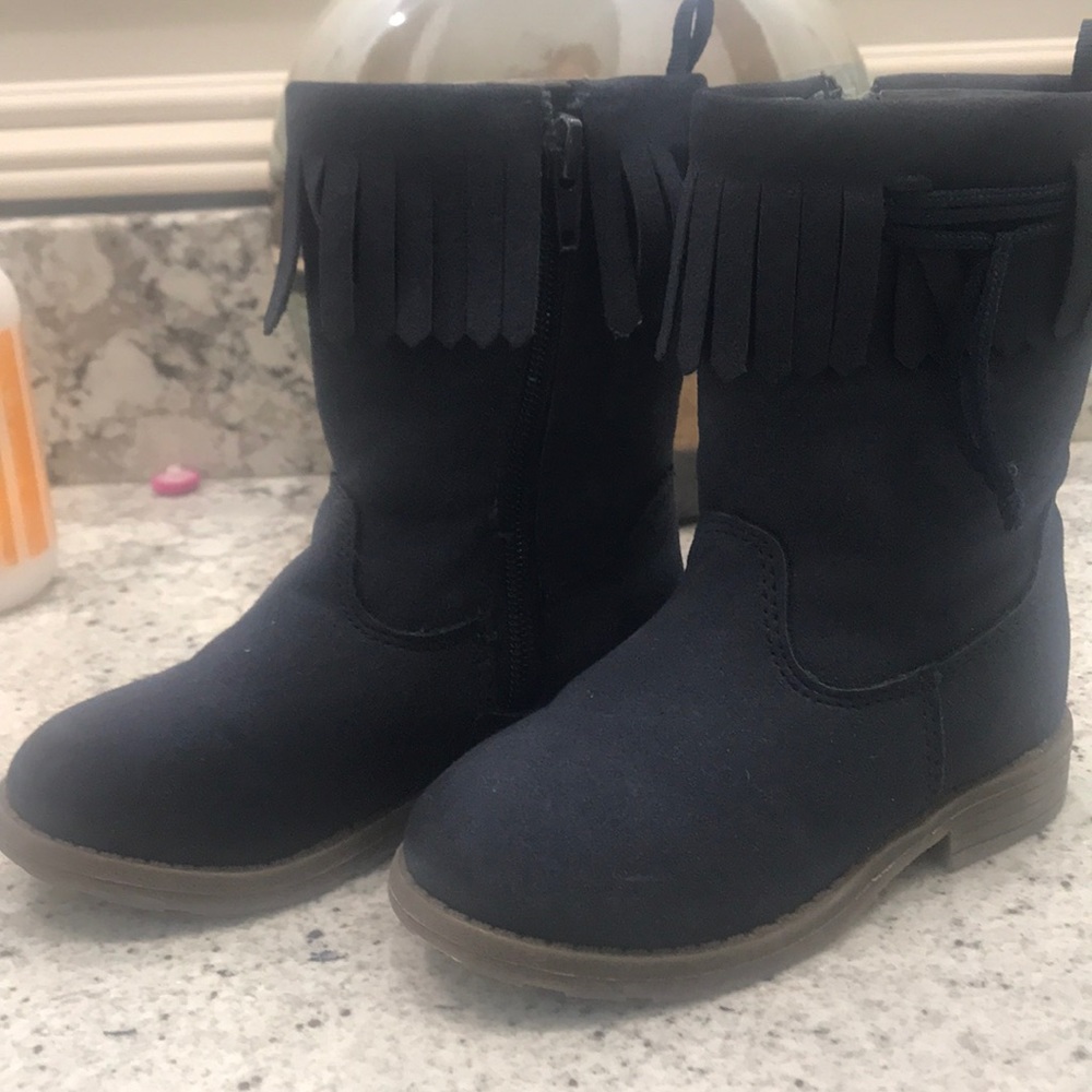 Toddler Size 8 Navy Boots